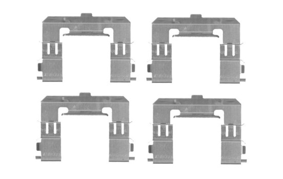 Accessory set, disc brake pad