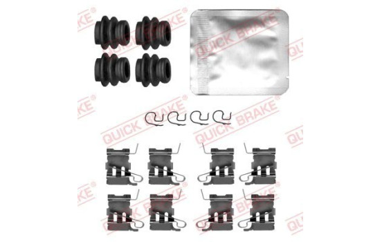 Accessory set, disc brake pad