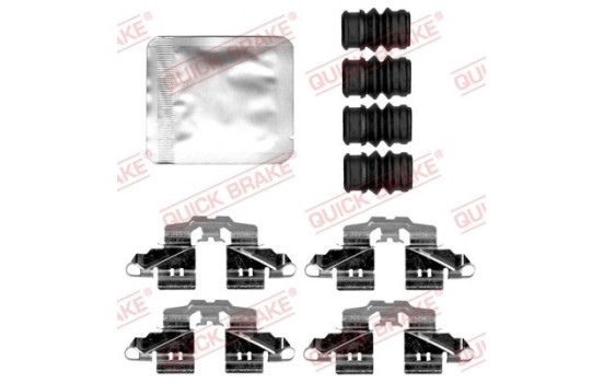 Accessory set, disc brake pad