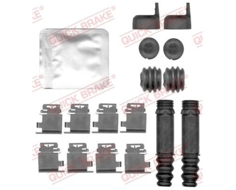 Accessory set, disc brake pad