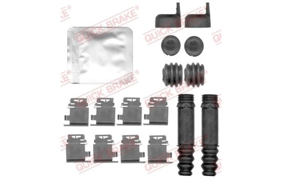 Accessory set, disc brake pad