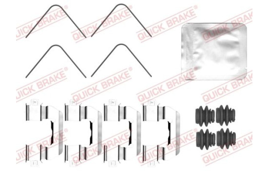 Accessory set, disc brake pad