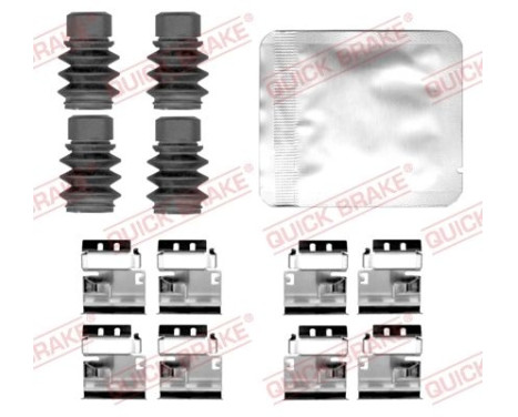 Accessory set, disc brake pad
