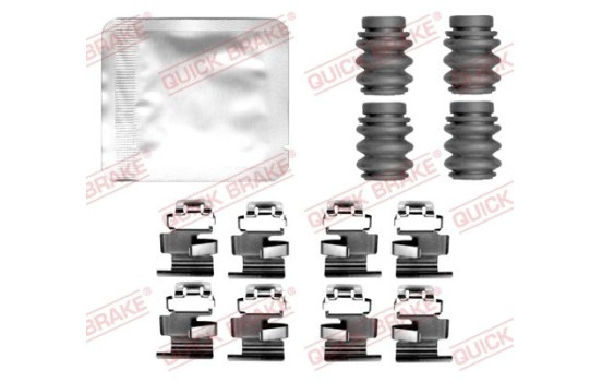 Accessory set, disc brake pad