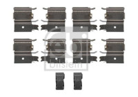 accessory set for brake lining set