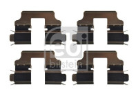 accessory set for brake lining set