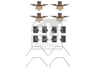 accessory set for brake lining set