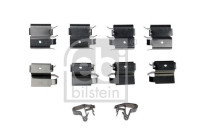 accessory set for brake lining set