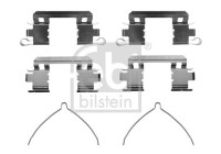 accessory set for brake lining set