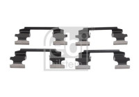 accessory set for brake lining set