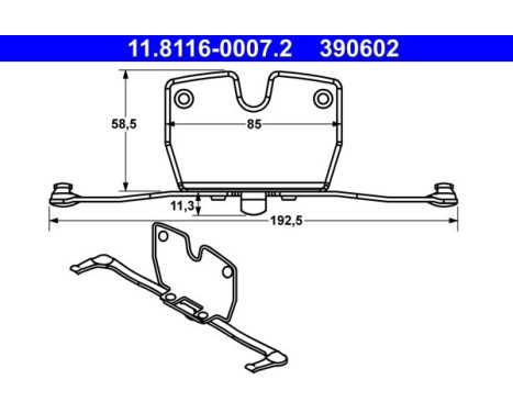 Spring, brake caliper
