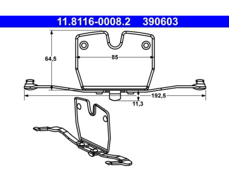 Spring, brake caliper
