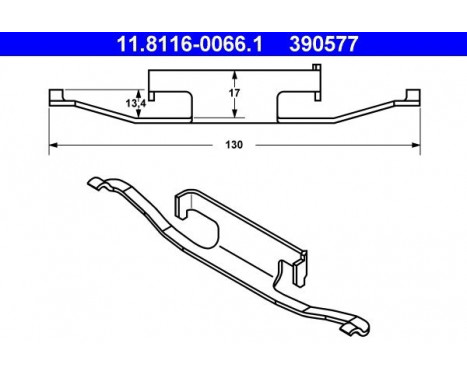 Spring, brake caliper, Image 2