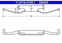 Spring, brake caliper