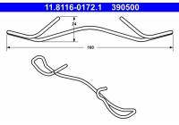 Spring, brake caliper