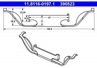 Spring, brake caliper