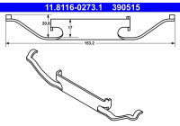 Spring, brake caliper