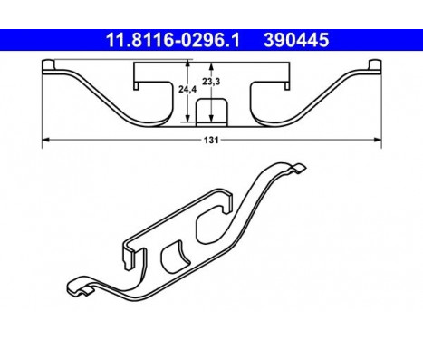 Spring, brake caliper, Image 2