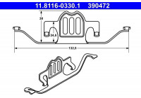 Spring, brake caliper