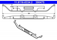 Spring, brake caliper