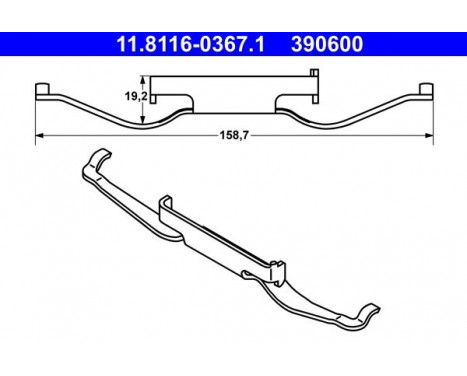 Spring, brake caliper
