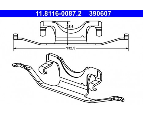 Spring, brake caliper