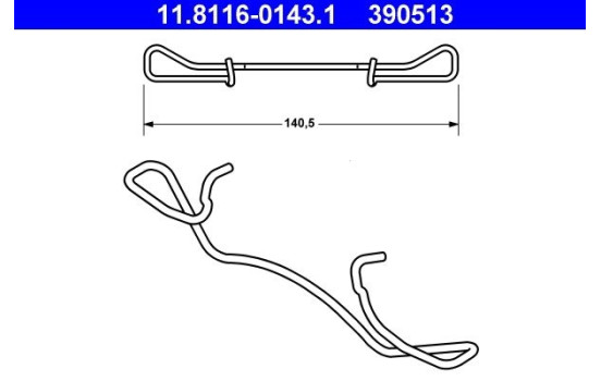 Spring, brake caliper, Image 2