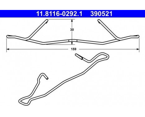 Spring, brake caliper