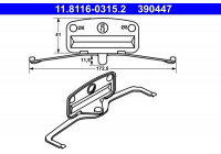 Spring, brake caliper