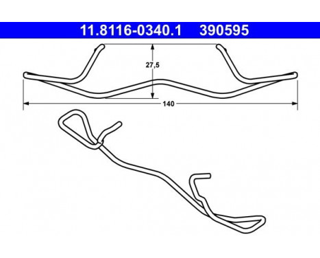 Spring, brake caliper, Image 2