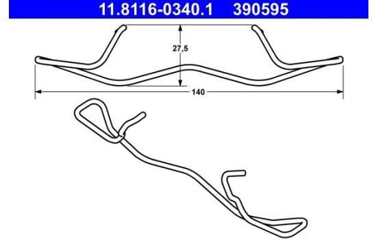 Spring, brake caliper, Image 2