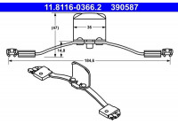 Spring, brake caliper