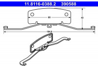 Spring, brake caliper