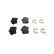 Brake lining BP1491 Bosch, Thumbnail 3
