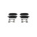 BRAKE LINING CHEVROLET BP1661 Bosch, Thumbnail 4