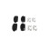 BRAKE LINING CHEVROLET BP1661 Bosch, Thumbnail 5