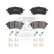 Brake pad set 1000372 FEBI