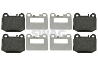 brake pad set 10916437 Swag