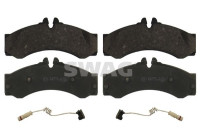brake pad set 10916811 Swag
