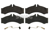 brake pad set 10916811 Swag