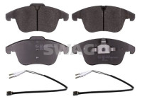 brake pad set 15116380 Swag