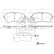 brake pad set 178214 FEBI