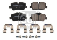 brake pad set 180118 FEBI