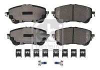 brake pad set 181251 FEBI