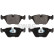 brake pad set 20916442 Swag