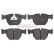 brake pad set 22116121 Swag