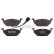 brake pad set 30916446 Swag
