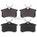 brake pad set 30916488 Swag