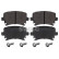brake pad set 30916540 Swag
