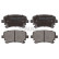 brake pad set 30916588 Swag
